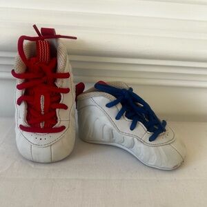 Nike Posite “USA Moon” Kids' Red and Blue Baby Walkers